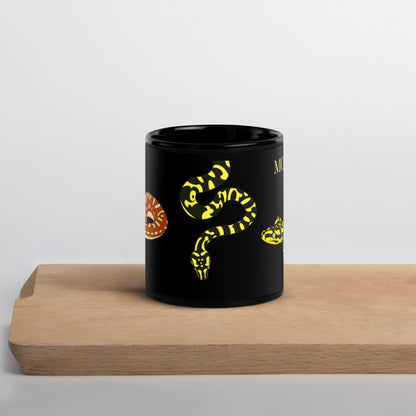 Morelia Python Black Mug