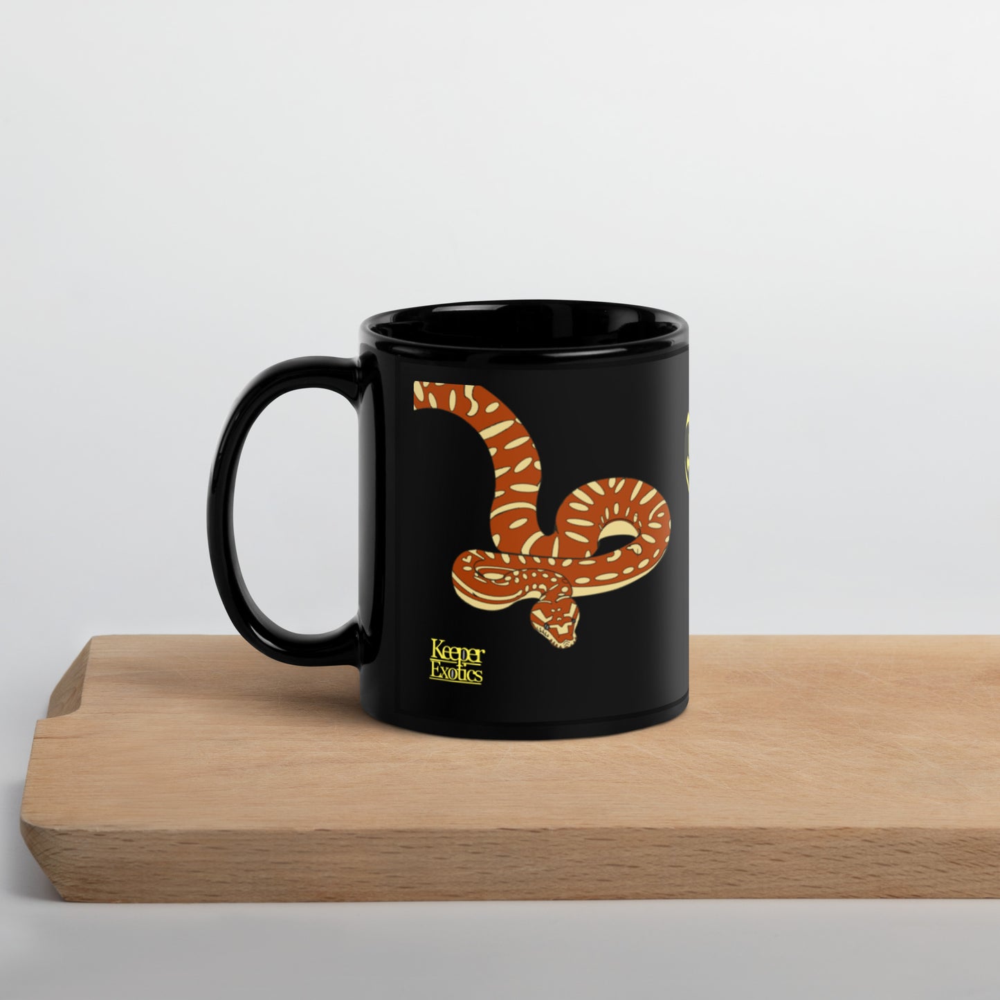 Morelia Python Black Mug