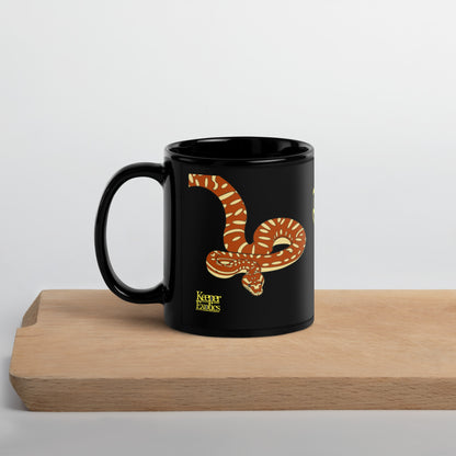 Morelia Python Black Mug