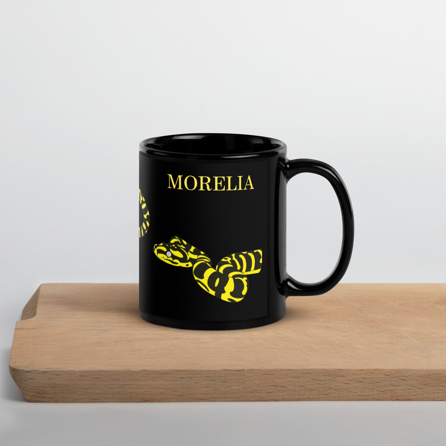 Morelia Python Black Mug