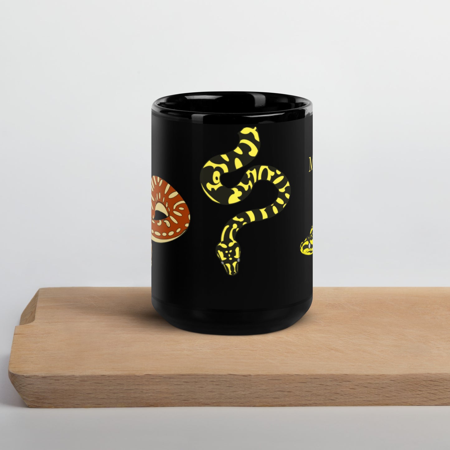 Morelia Python Black Mug