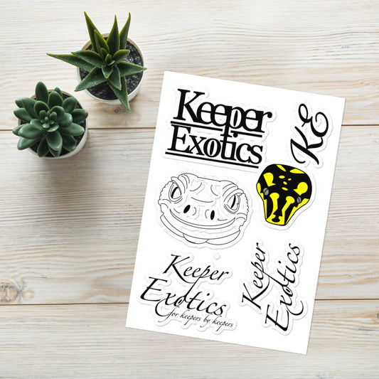 Keeper Exotics Sticker sheet