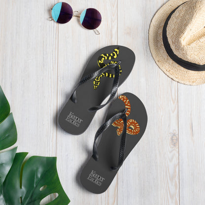 Morelia Python Flip-Flops