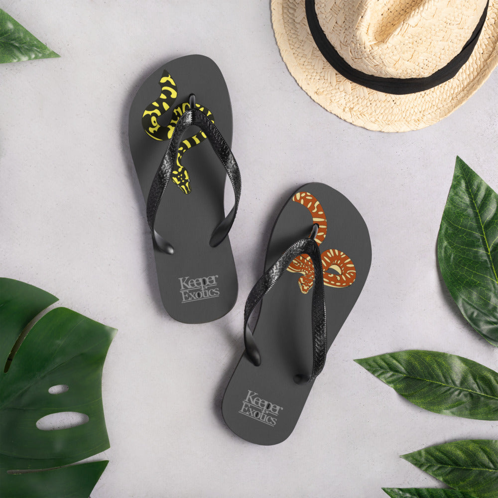 Morelia Python Flip-Flops